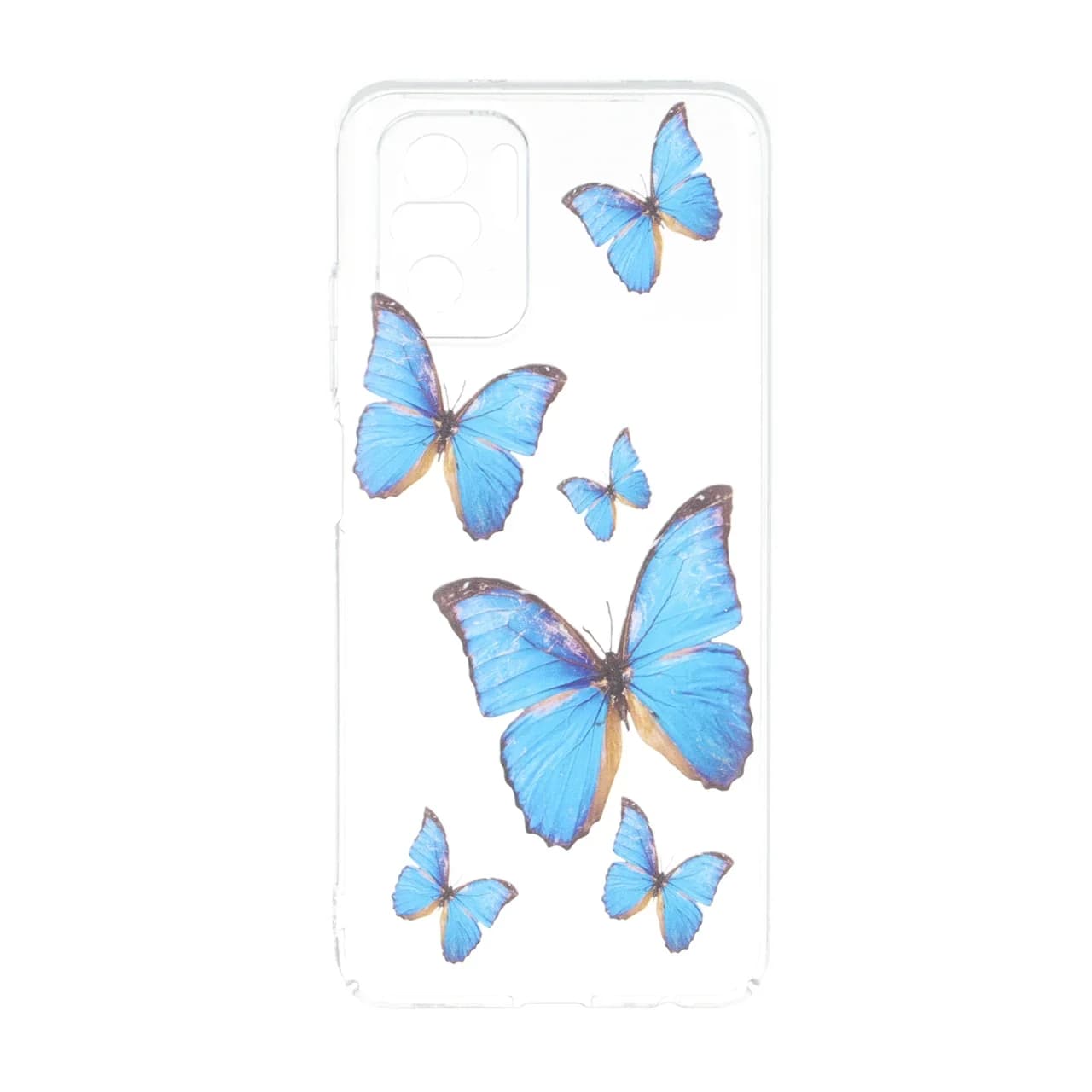 قاب پشت سخت شفاف طرح دار محافظ لنزدار Xiaomi Redmi Note 10 4G / Redmi Note 10S / Poco M5S — تصویر ۲