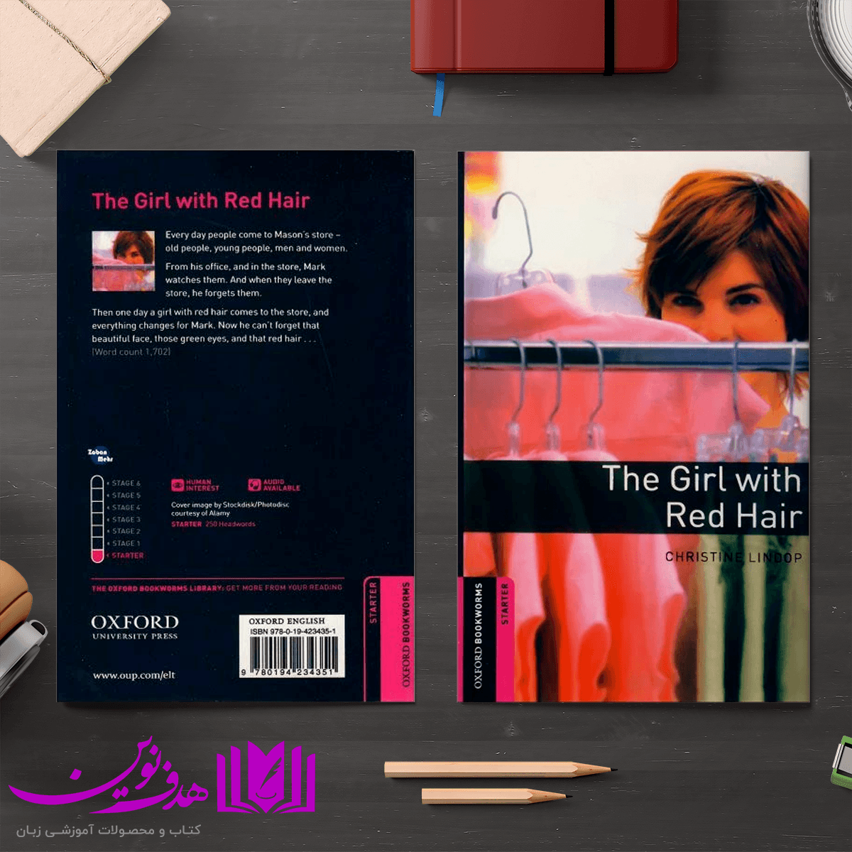 کتاب Bookworms Starter: The Girl With Red Hair — تصویر ۳