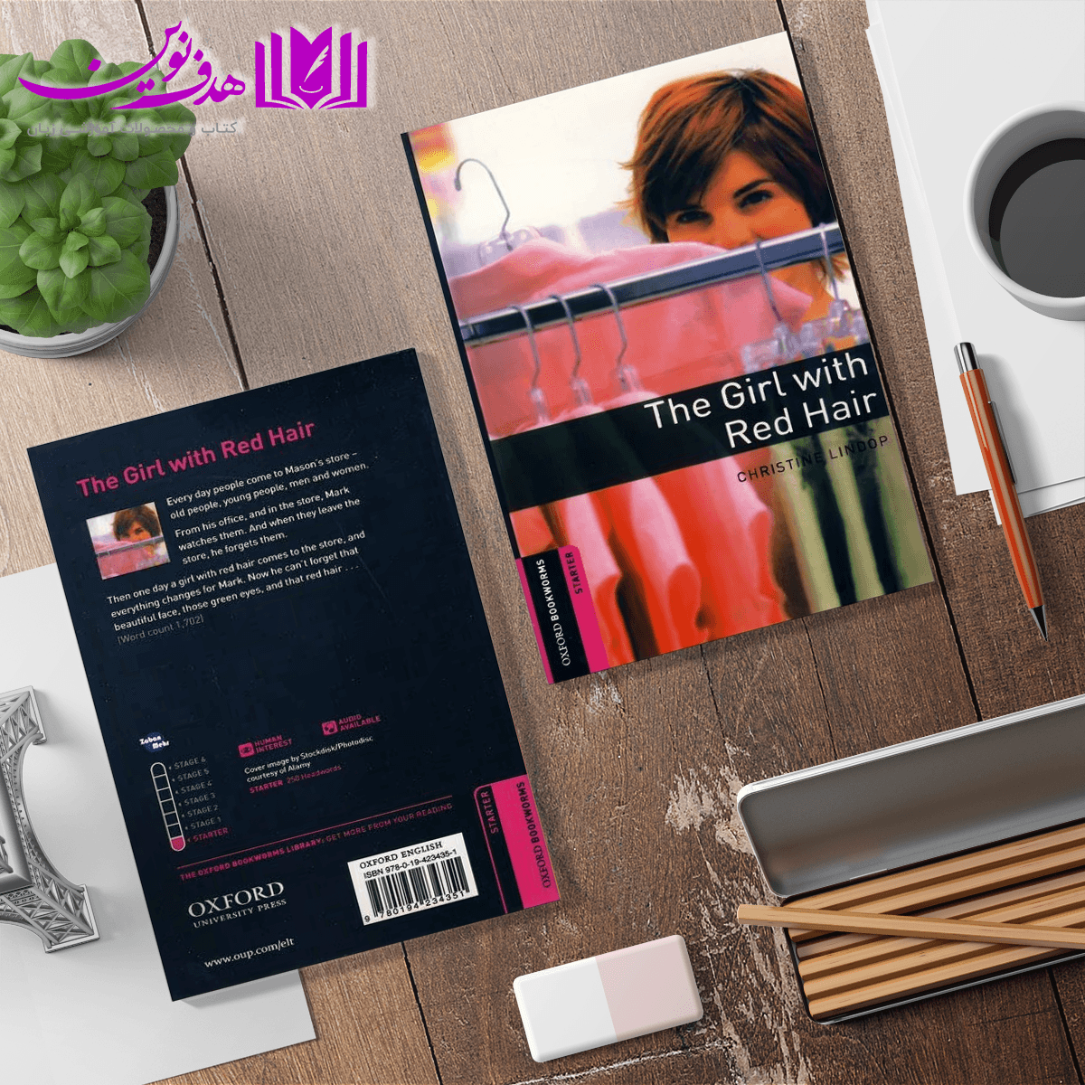 کتاب Bookworms Starter: The Girl With Red Hair — تصویر ۴