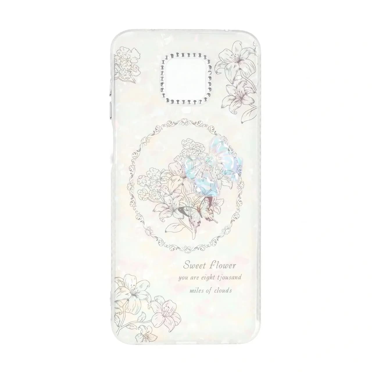 قاب ماربل طرح برجسته دور لنز نگین دار Xiaomi Redmi Note 9S / Redmi Note 9 Pro / Redmi Note 9 Pro Max