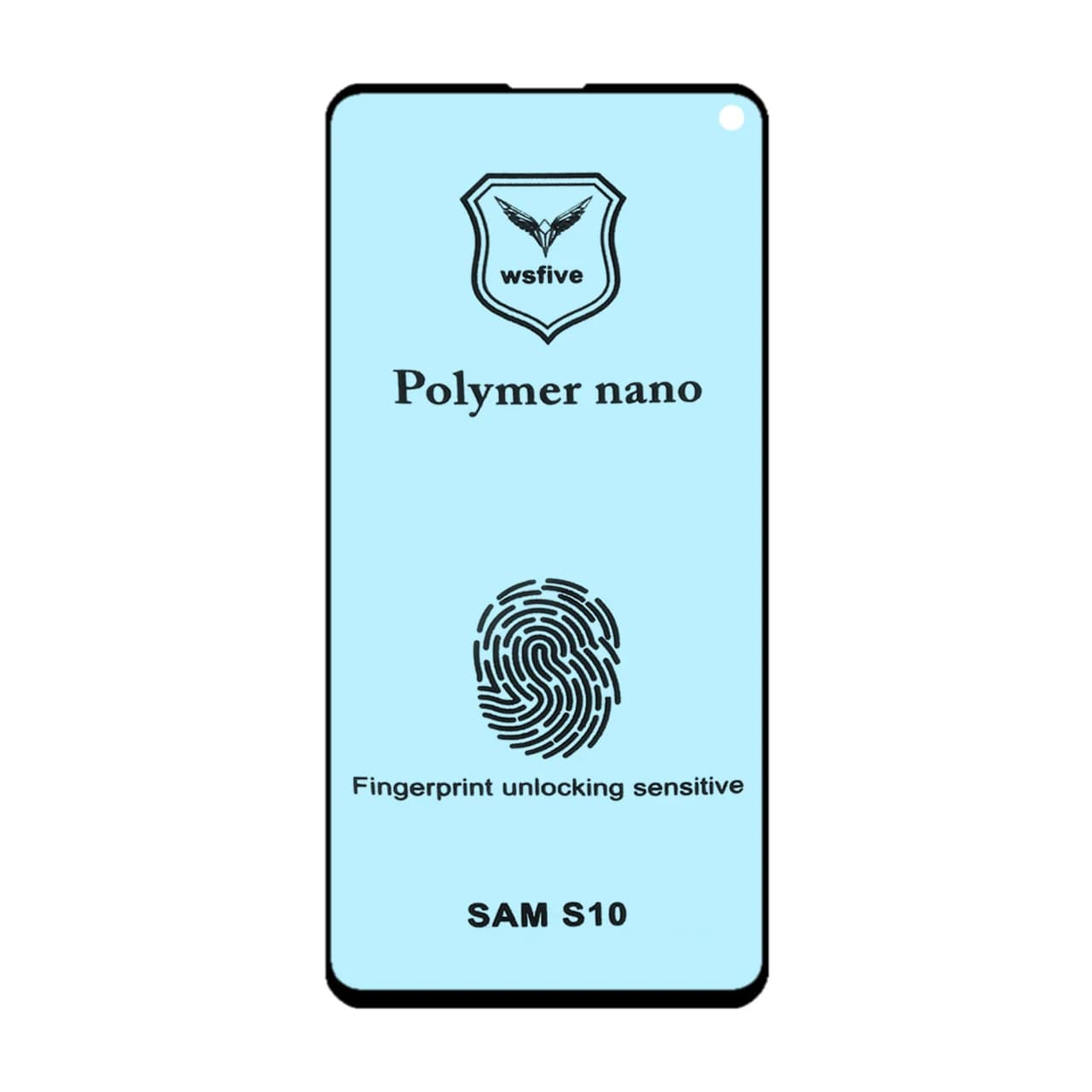 محافظ صفحه نمایش Full Cover Polymer nano مدل Samsung S10