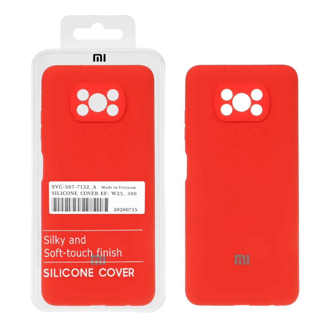 قاب سیلیکونی پاک کنی اورجینال درجه یک Xiaomi Poco X3 / Poco X3 Pro / Poco X3 NFC — تصویر ۲