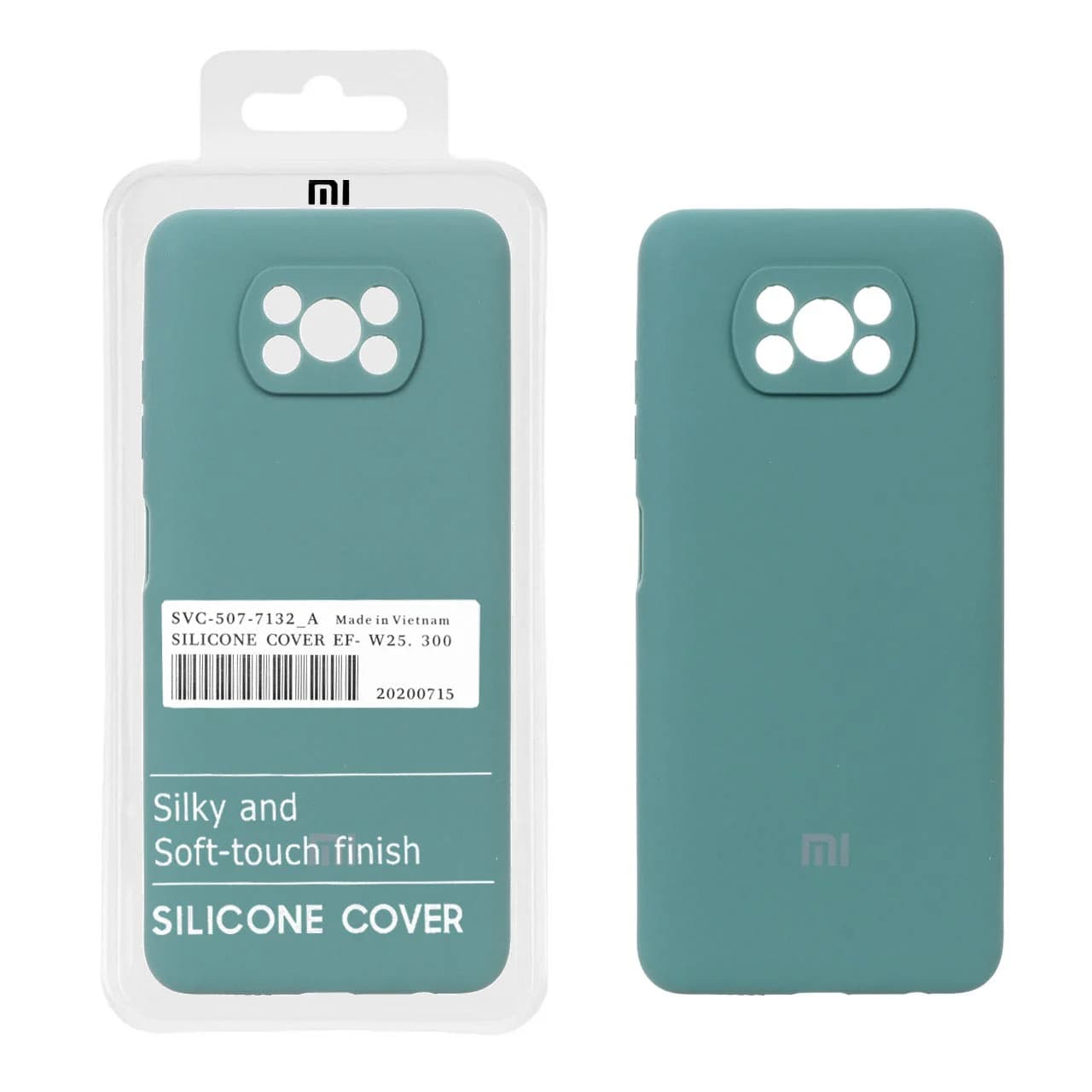 قاب سیلیکونی پاک کنی اورجینال درجه یک Xiaomi Poco X3 / Poco X3 Pro / Poco X3 NFC — تصویر ۴