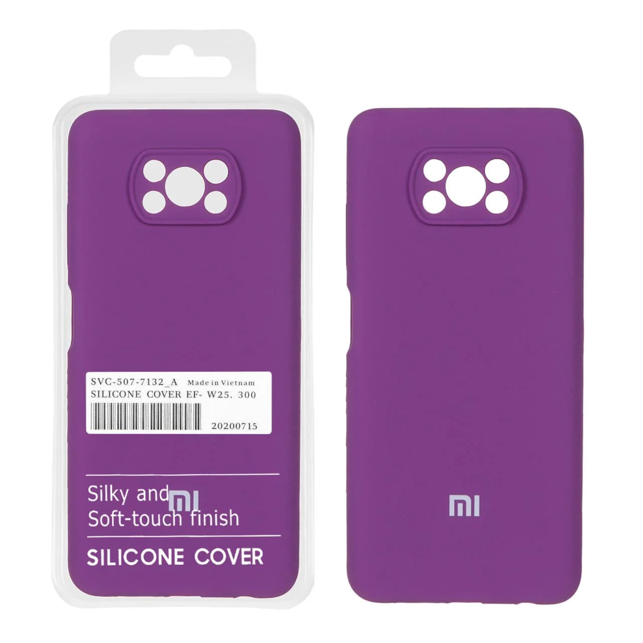 قاب سیلیکونی پاک کنی اورجینال درجه یک Xiaomi Poco X3 / Poco X3 Pro / Poco X3 NFC — تصویر ۵