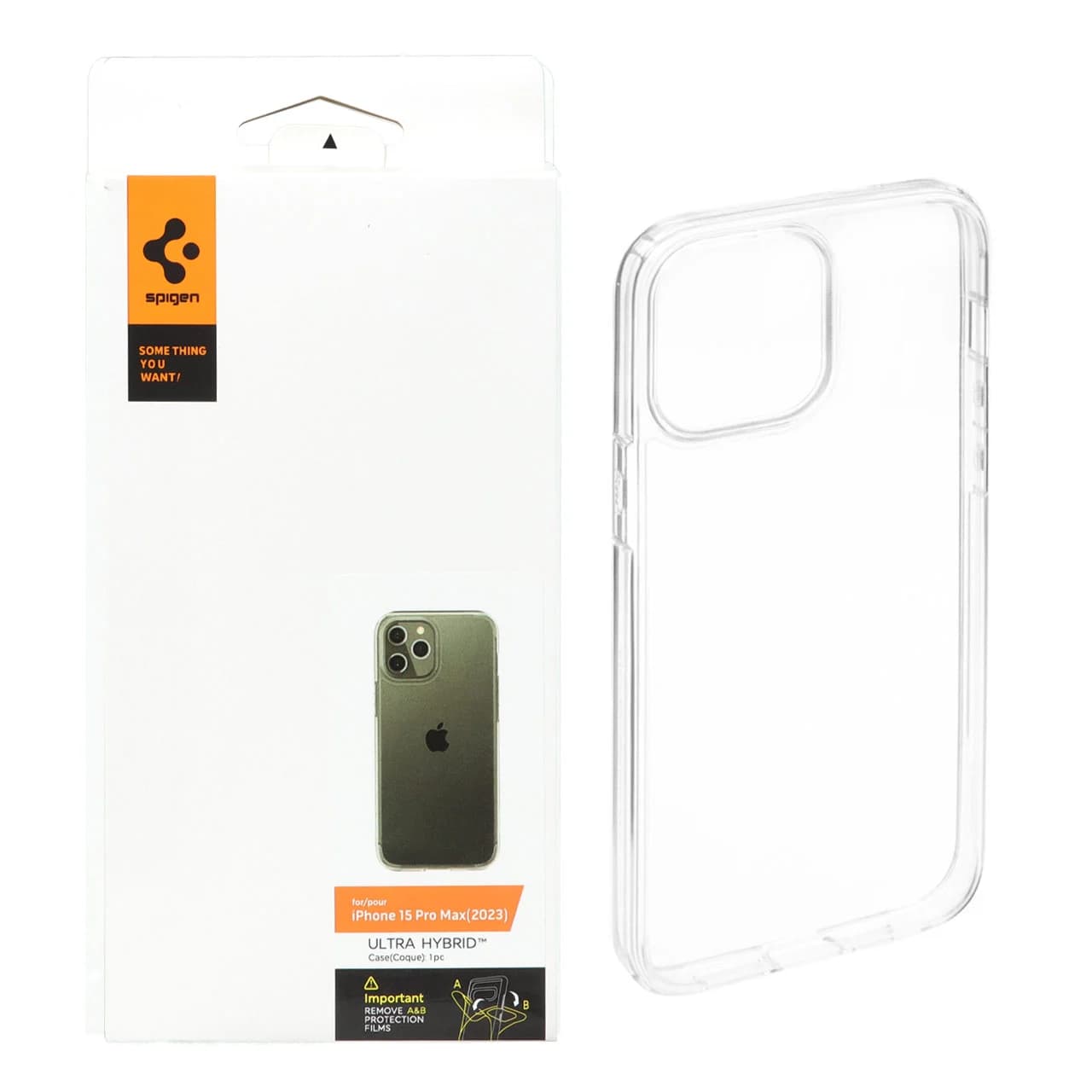 قاب اورجینال Spigen ULTRA HYBRID مدل Apple iPhone 15 Pro Max