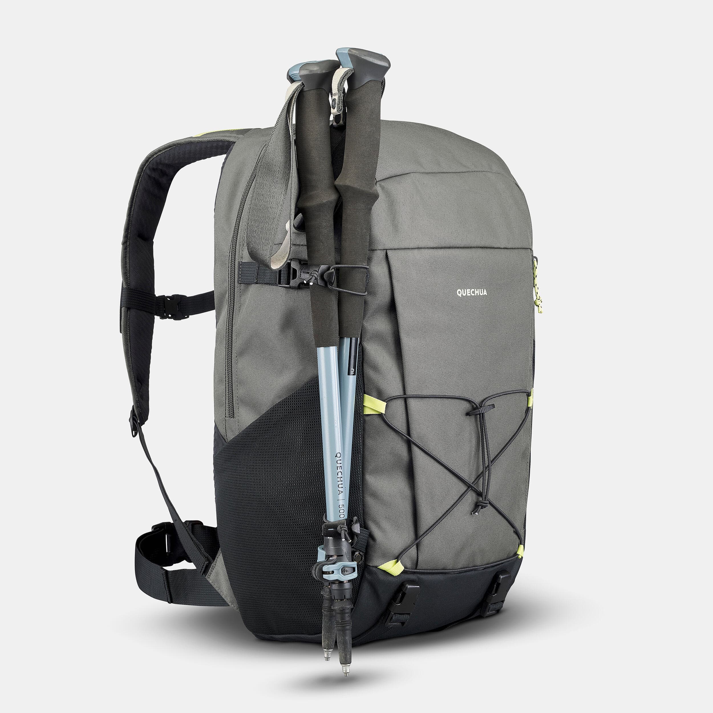 کوله پشتی کوهنوردی کچوا 30 لیتری Quechua Outdoor Backpack – 30L – Khaki – NH Arpenaz 100