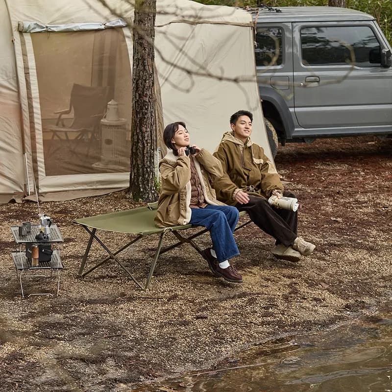 تخت کمپینگ تاشو نیچرهایک Naturehike Outdoor Folding Camp Bed XJC14 – Reed Green — تصویر ۶