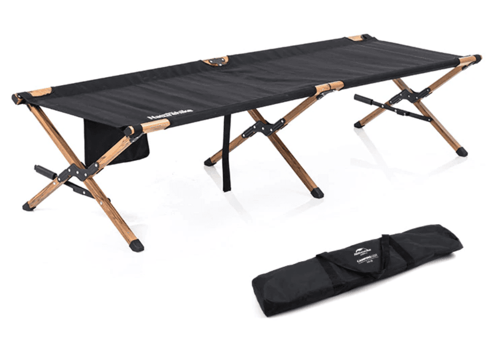 تخت کمپینگ تاشو نیچرهایک Naturehike Marching Bed Aluminum Alloy ultralight folding picnic bed XJC03 – Khaki — تصویر ۵
