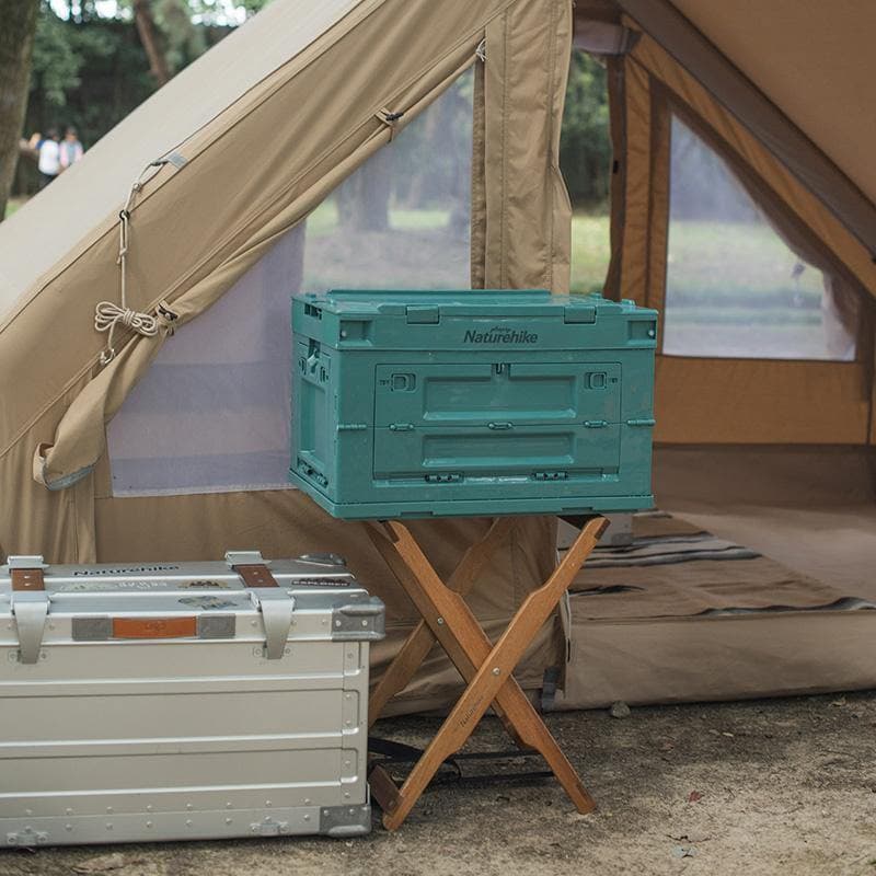 باکس – جعبه ۸۰ لیتری تاشو ذخیره سازی تجهیزات کمپینگ نچرهایک Naturehike Folding Stackable Storage Box — تصویر ۵