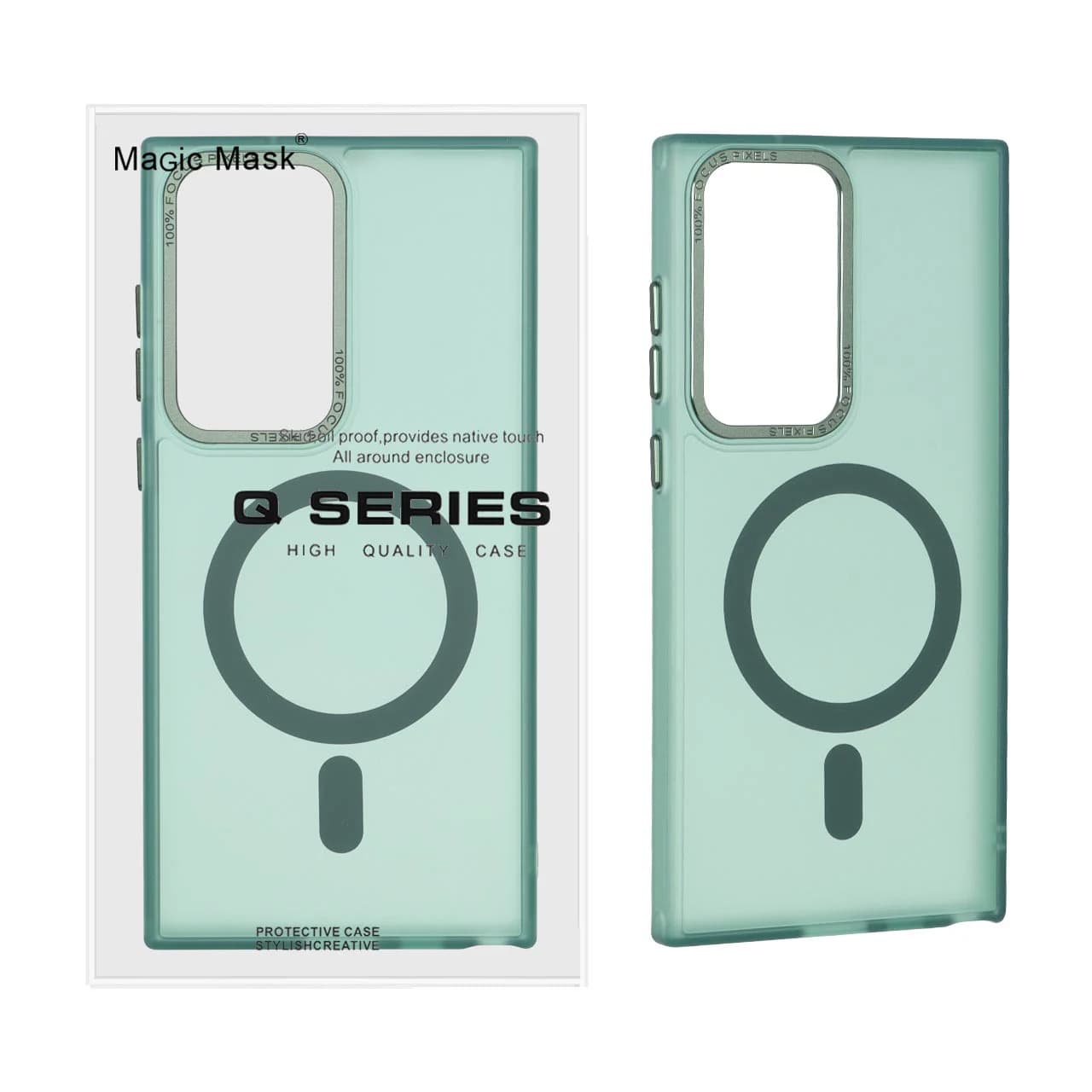 قاب Focus Pixels لنز آلومینیومی مات Magsafe مدل Samsung Galaxy S23 Ultra — تصویر ۳