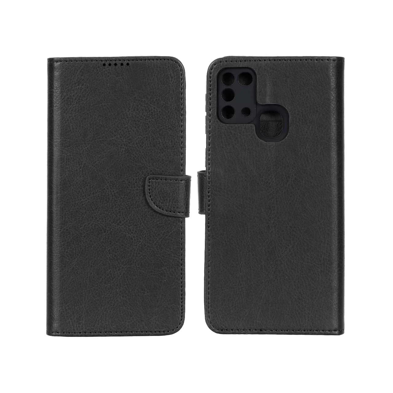 کیف چرمی موبایل مگنتی محافظ لنزدار KRF مدل Samsung Galaxy M31 — تصویر ۲