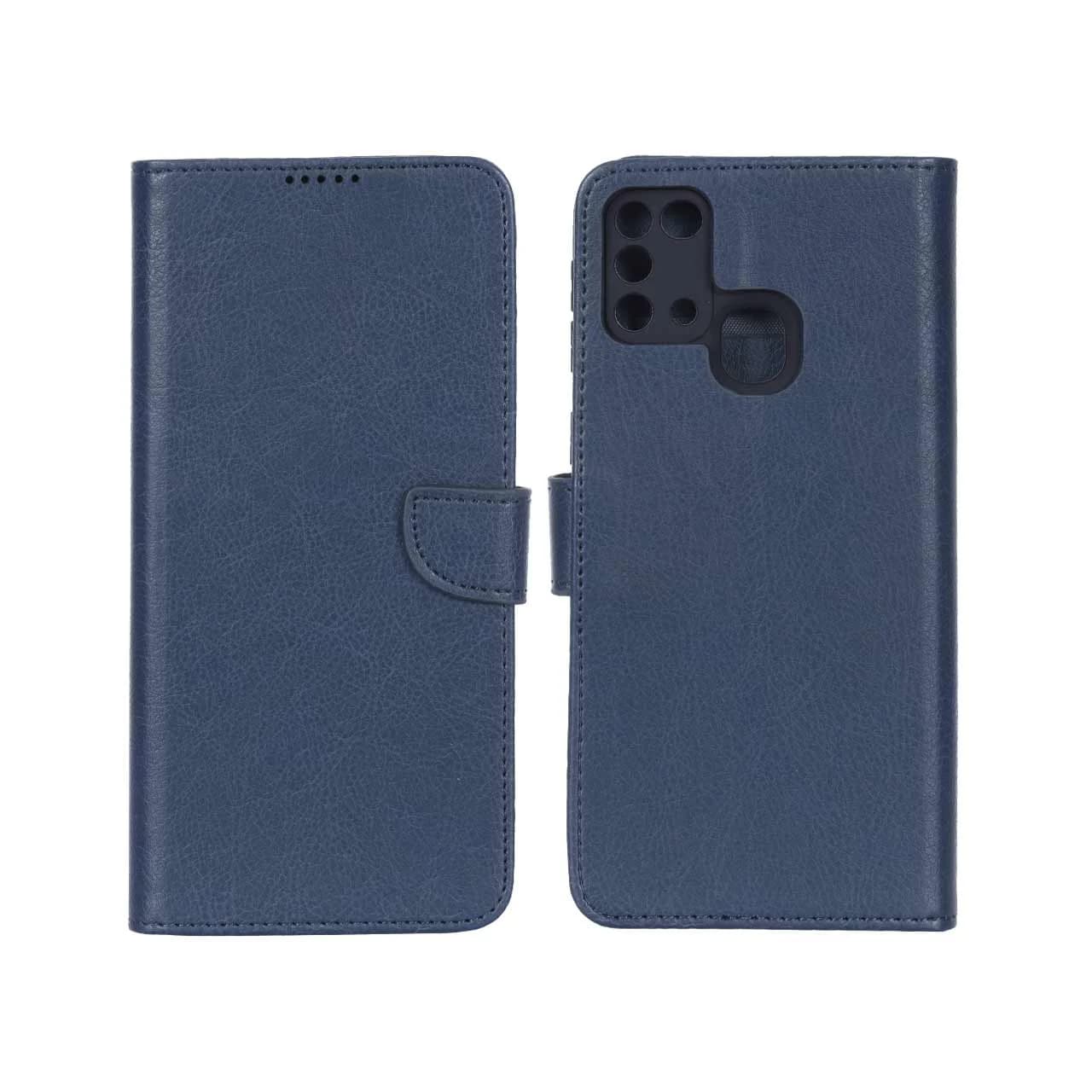 کیف چرمی موبایل مگنتی محافظ لنزدار KRF مدل Samsung Galaxy M31 — تصویر ۳
