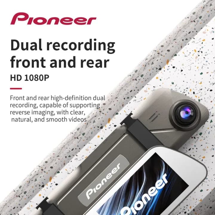 دوربین ثبت وقایع پایونیر ND-DVR160 آینه 4.3in دوربین 12MP — تصویر ۵