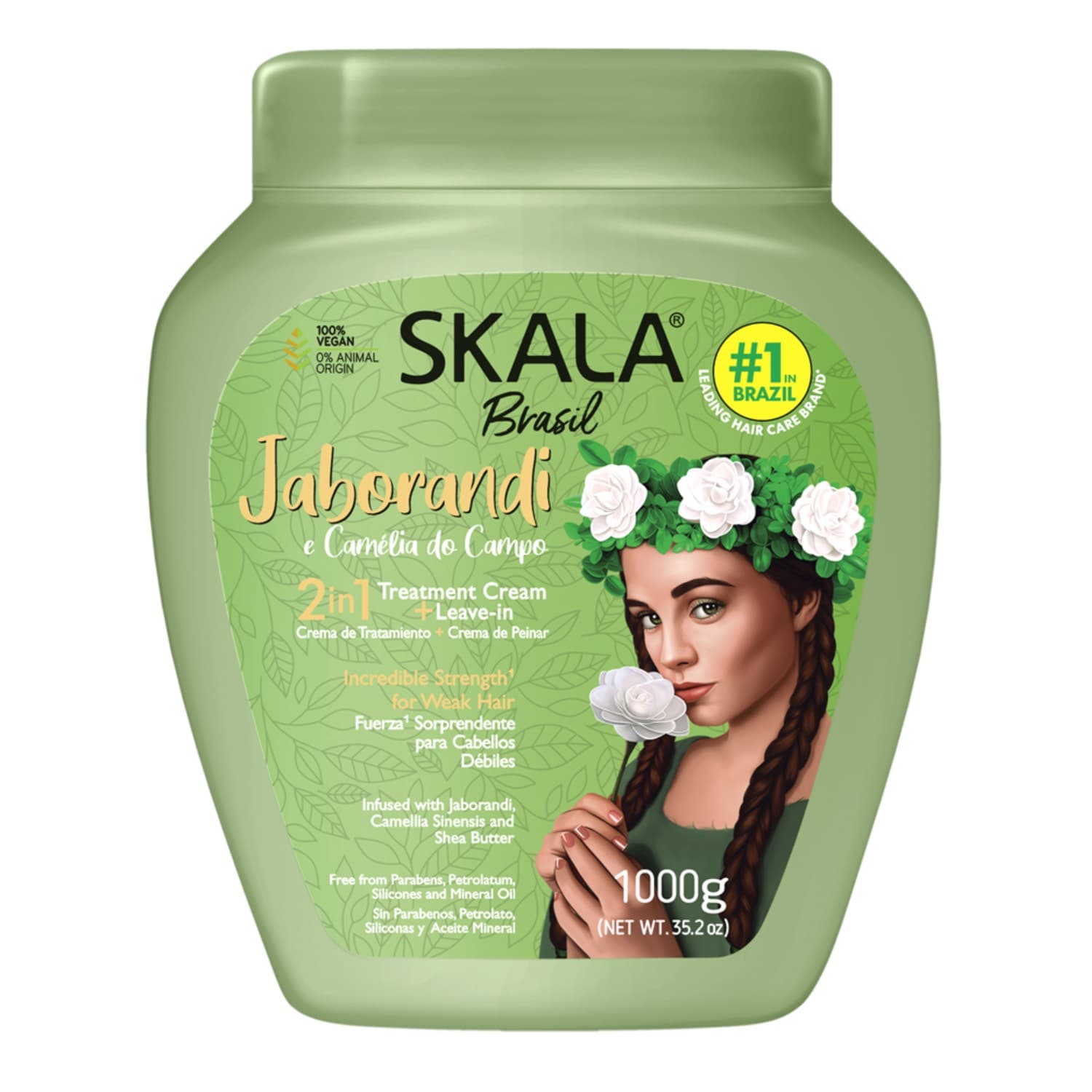 کرم مو حالت دهنده و ضدریزش مو اسکالا SKALA مدل Jaborandi 2-in-1 Treatment Cream for Hair Growth
