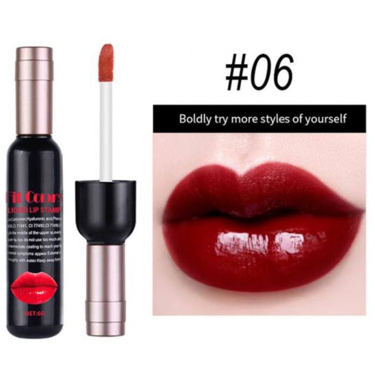 تینت لب طرح جام Fit Colors مدل WINE — تصویر ۲