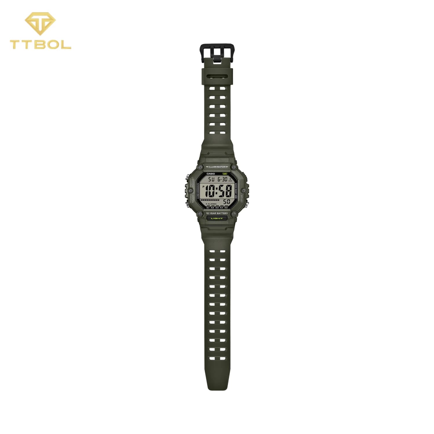 ساعت مچی مردانه کاسیو CASIO AE-1600HX-3AV — تصویر ۲