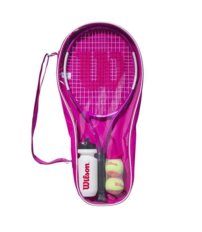 راکت تنیس بچه‌گانه ویلسون Ultra Pink 25 Starter Kit — تصویر ۲