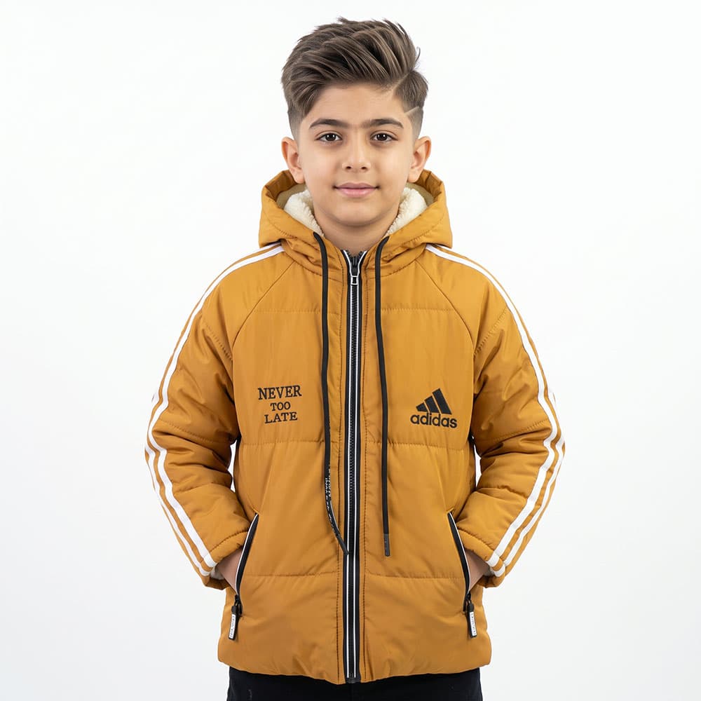 کاپشن پسرانه ADIDAS خردلی کد 11958