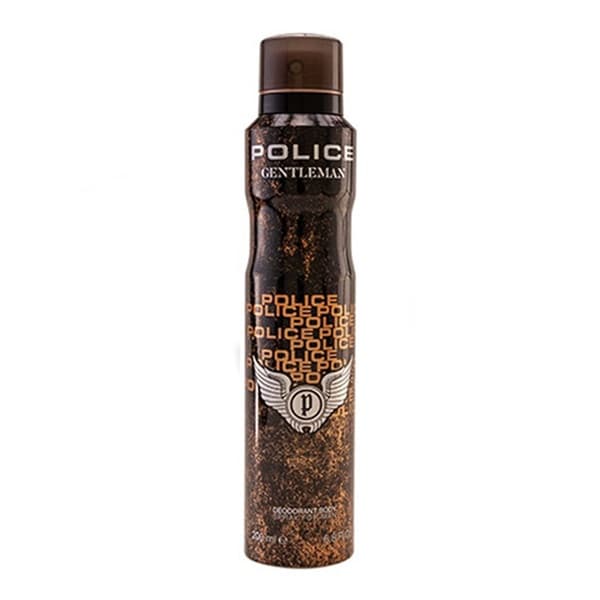 اسپری مردانه پلیس جنتلمن حجم ۲۰۰ میلی‌لیتر | Police Gentleman Deodorant For Men 200ml