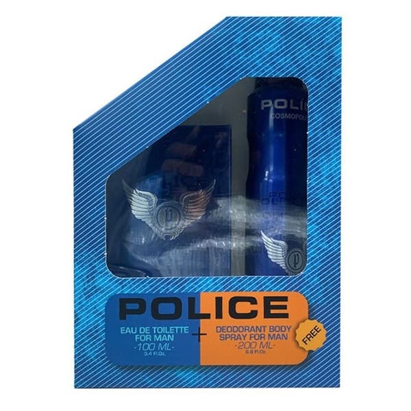 ست ادو توالت مردانه کازموپولیتن پلیس ۱۰۰+۲۰۰ میلی لیتر | POLICE SET COSMOPOLITAN EDT M 100+200ml