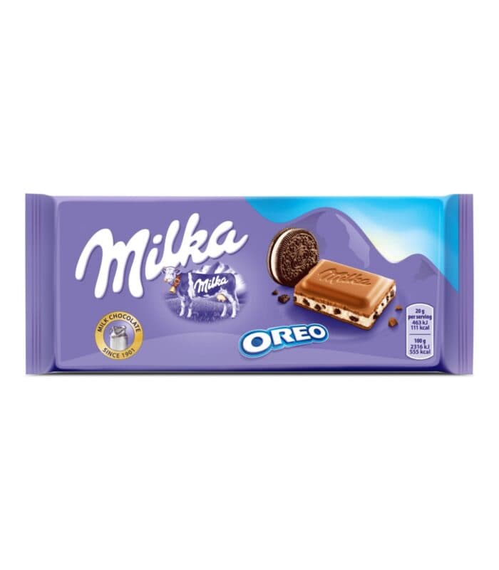شکلات شیری اورئو 100 گرمی میلکا