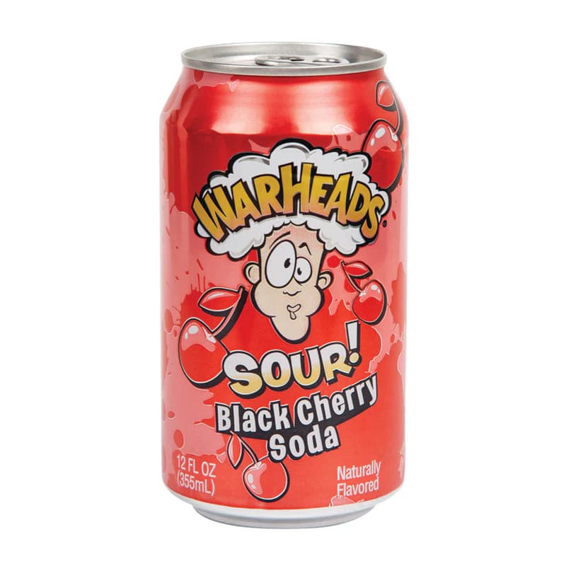نوشیدنی ترش وارهدز با طعم گیلاس warheads