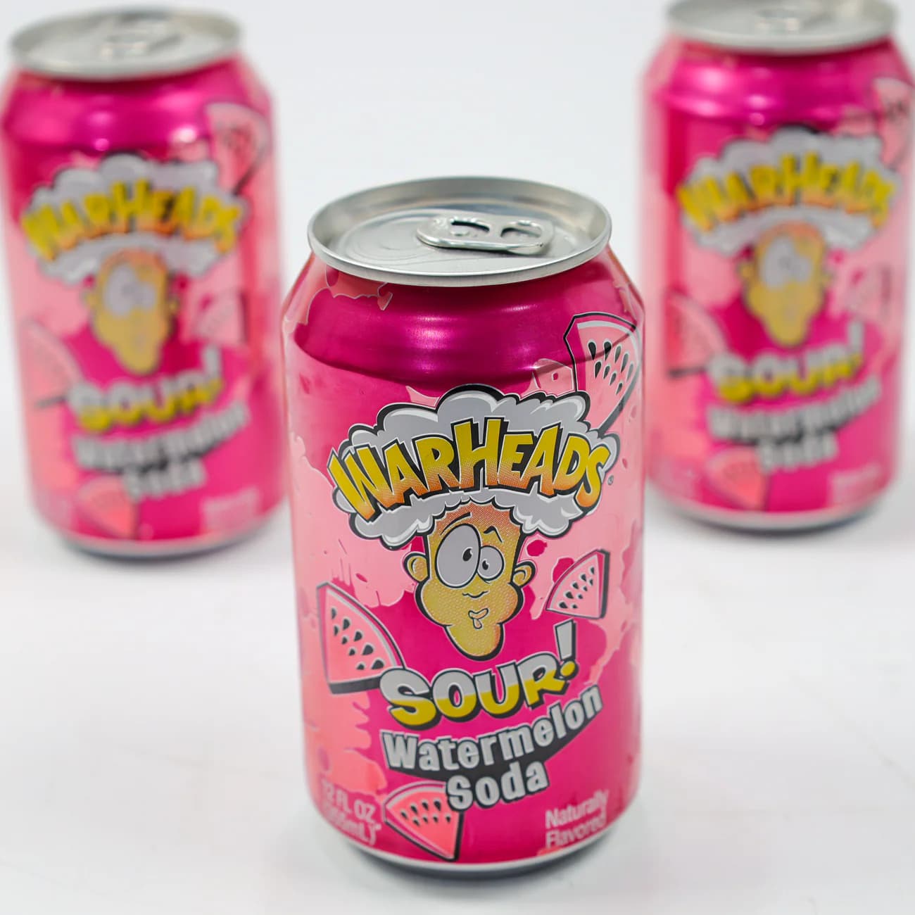 نوشیدنی ترش وارهدز با طعم هندوانه warheads — تصویر ۲