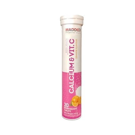قرص جوشان آلمانی مادوکس MADDOX Calcium +VIT C کلسیم و ویتامین ث