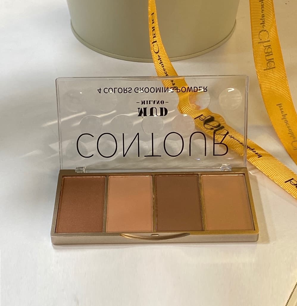 پالت رژگونه پودری ۴ رنگ MUD Milano مدل Grooming Powder کد 02