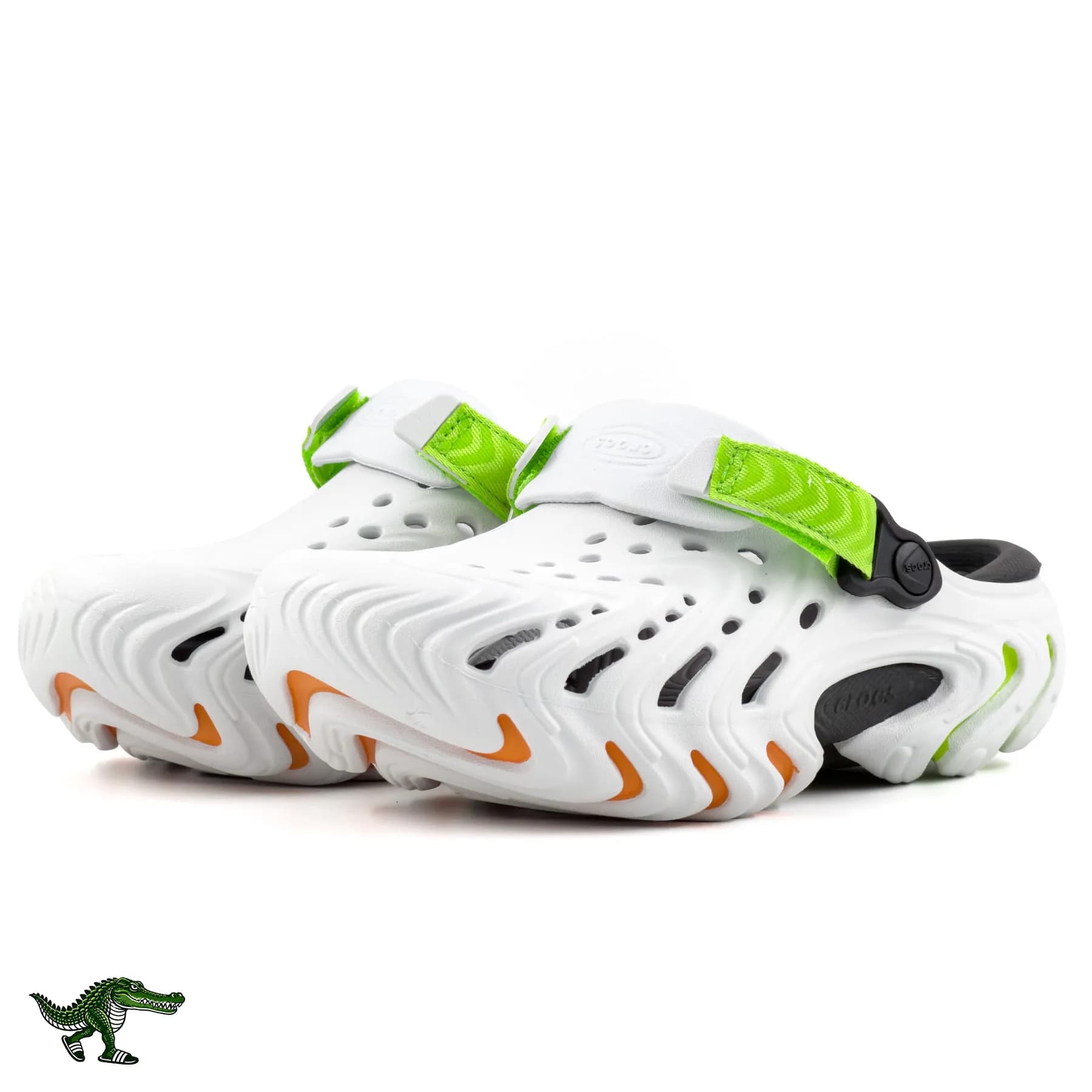 کراکس اکو 2 مون برست سفید نئونی زنانه و مردانه | Crocs Echo II — تصویر ۴