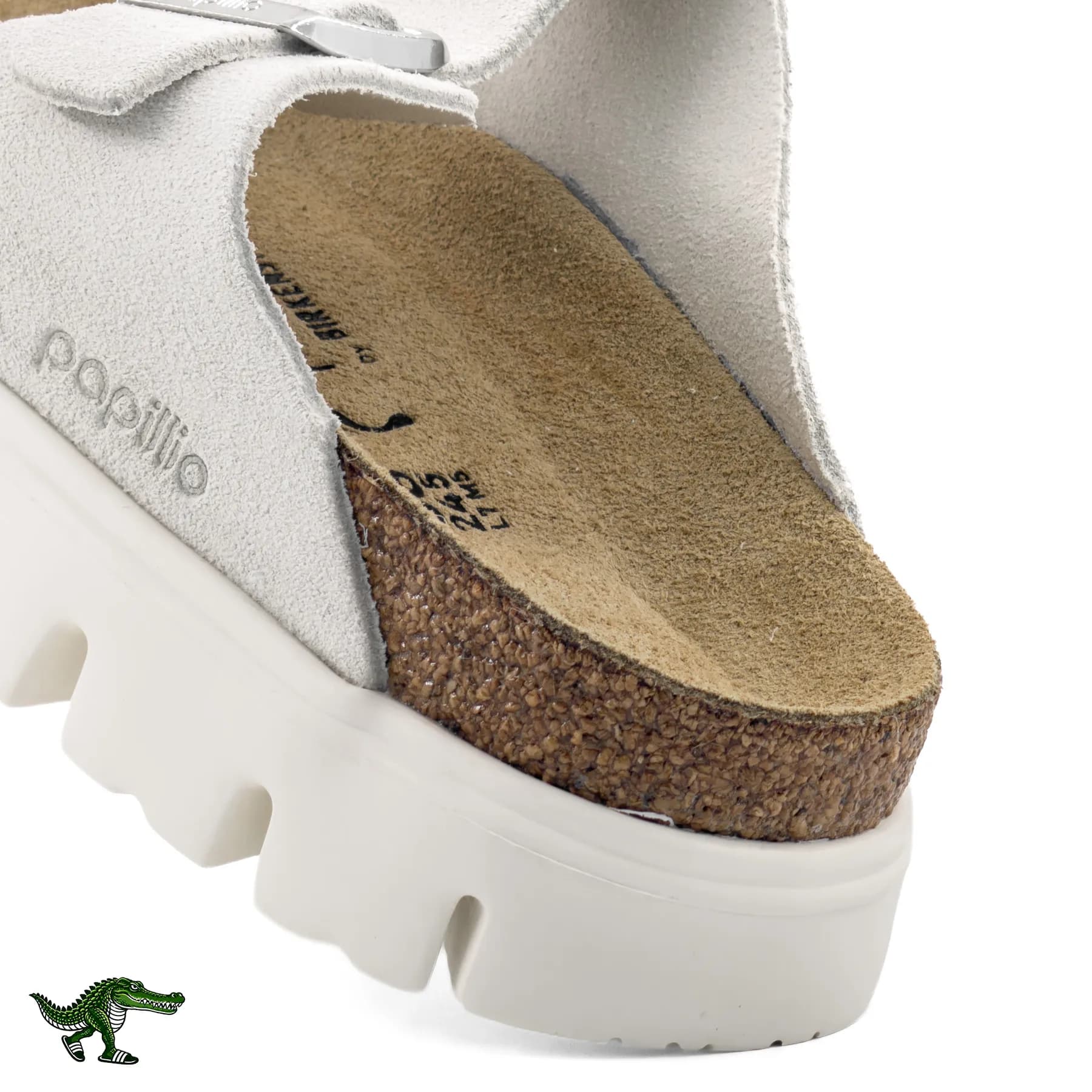 بیرکن استاک آریزونا پاپیلیو سفید زنانه | Birkenstock Papillio Arizona — تصویر ۴