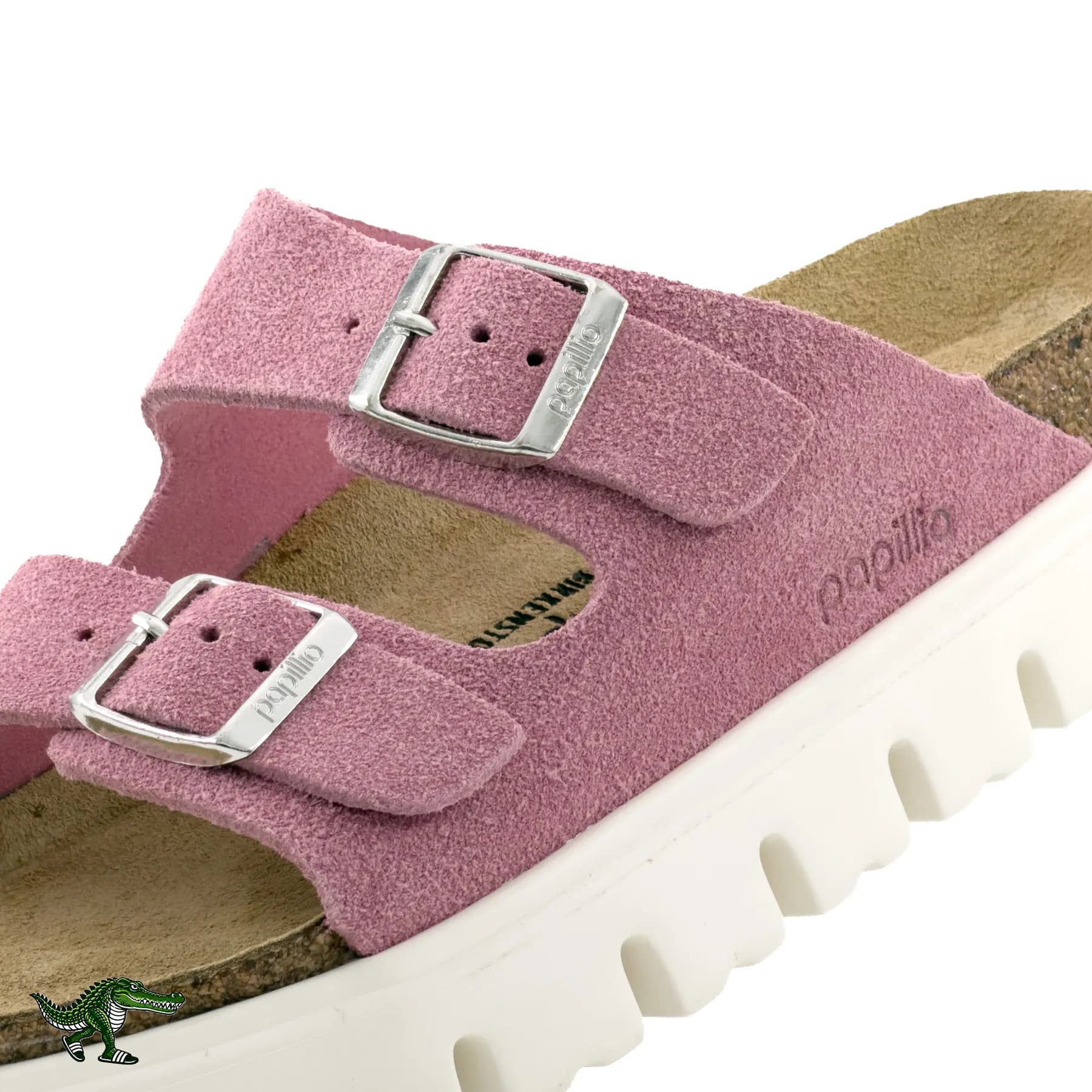 بیرکن استاک آریزونا پاپیلیو صورتی زنانه | Birkenstock Papillio Arizona — تصویر ۳