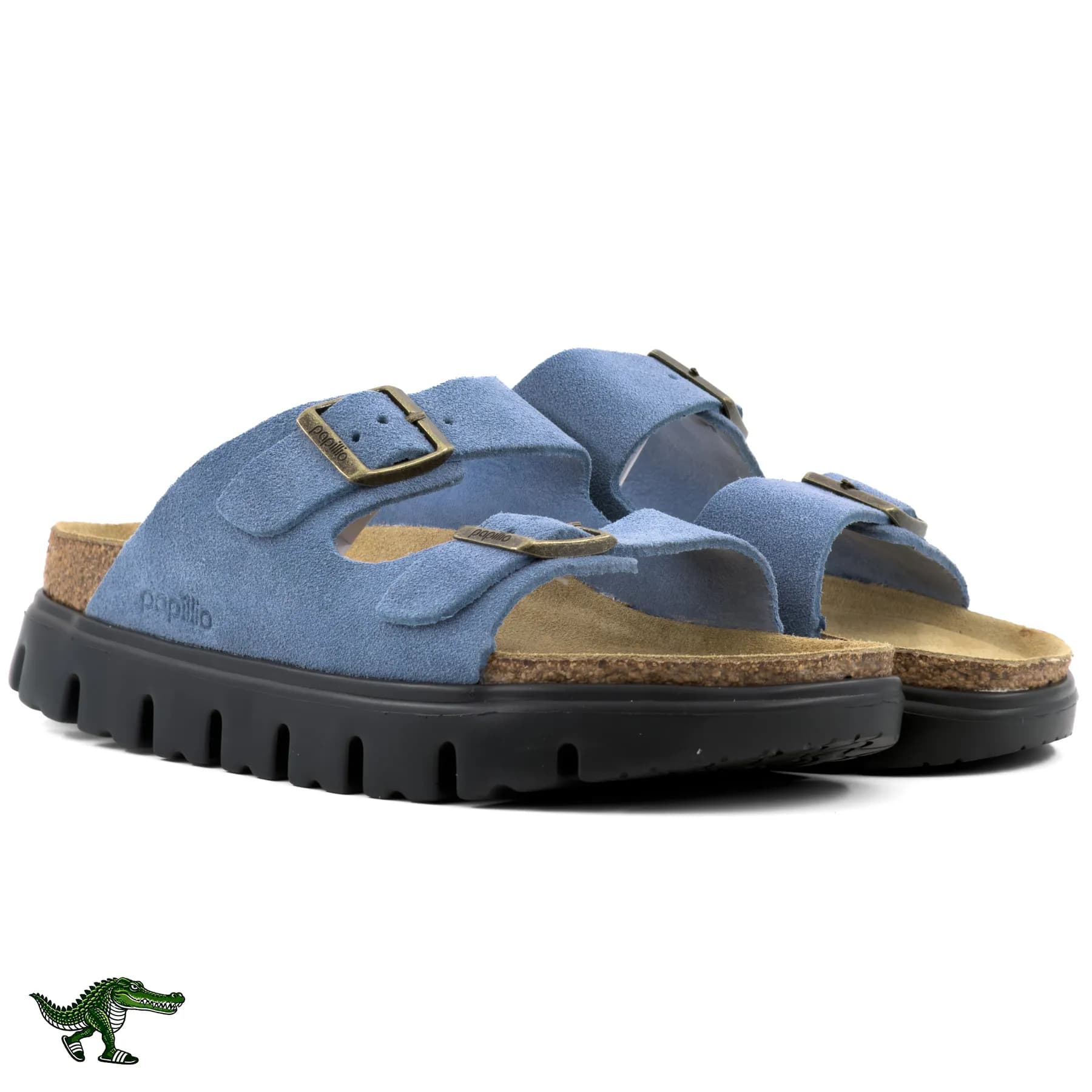 بیرکن استاک آریزونا پاپیلیو آبی آسمانی زنانه | Birkenstock Papillio Arizona — تصویر ۴
