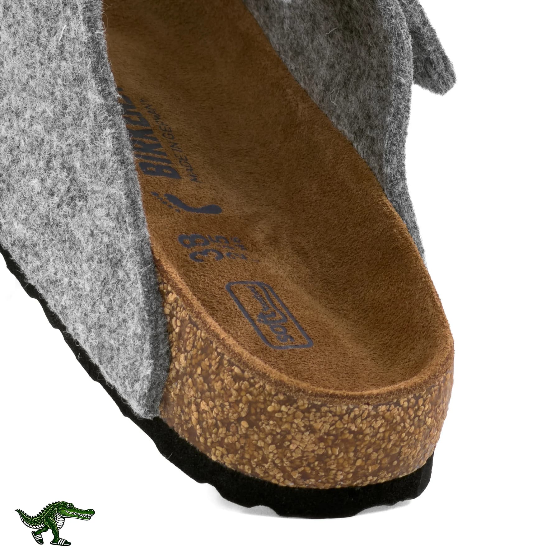 بیرکن استاک آریزونا نمدی طوسی زنانه | Birkenstock Arizona — تصویر ۶