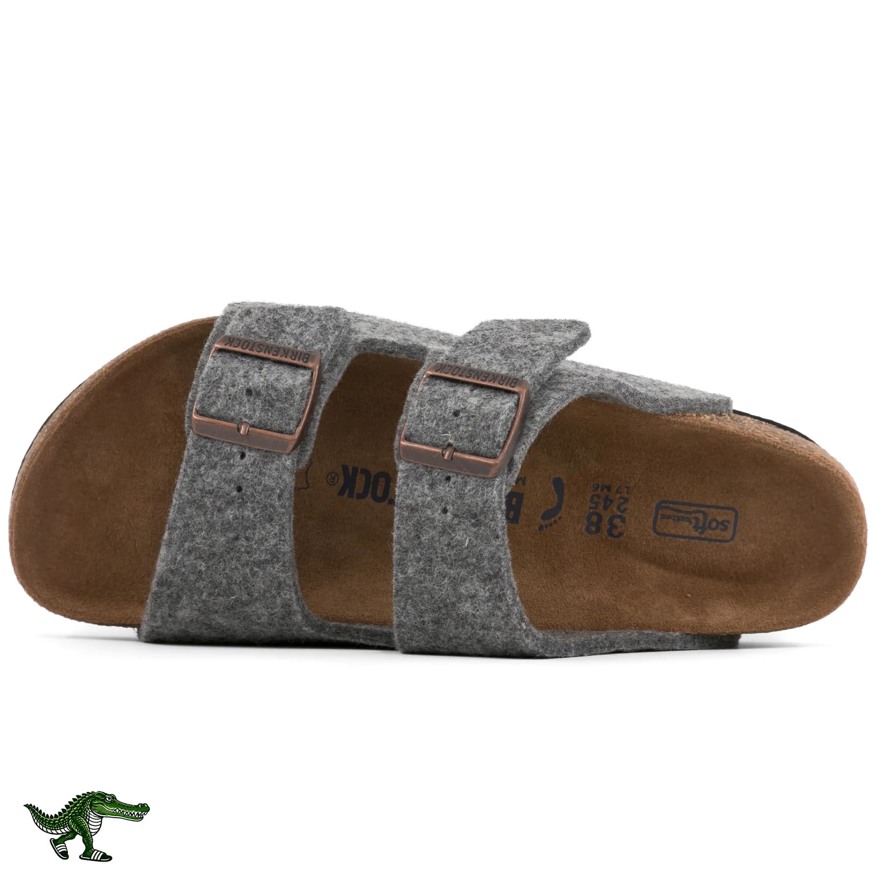 بیرکن استاک آریزونا نمدی طوسی زنانه | Birkenstock Arizona — تصویر ۲