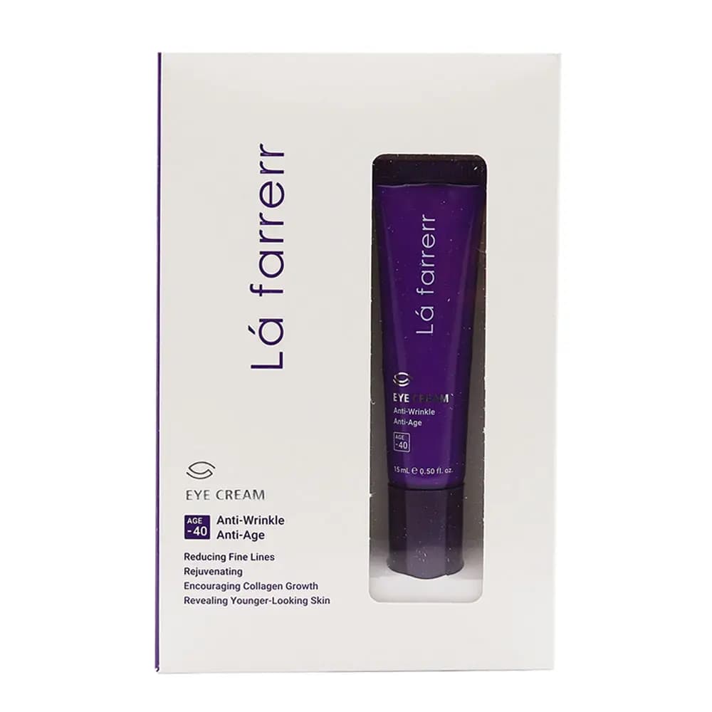 کرم دور چشم رفع چین و چروک عمیق افراد زیر 40 سال لافارر 15ml — تصویر ۲