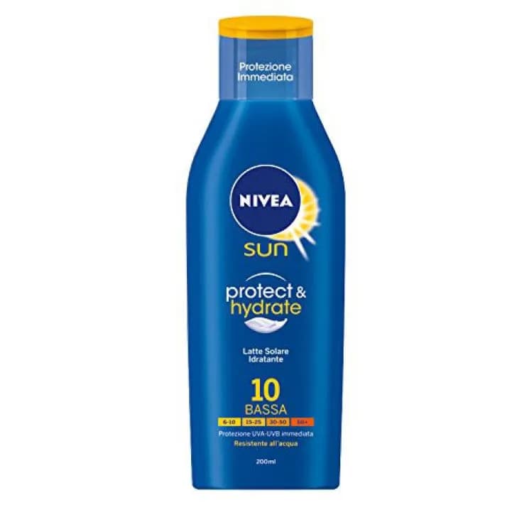 لوسیون ضد آفتاب نیوآ nivea مدل protect & hydrate SPF 10 حجم 200 میل