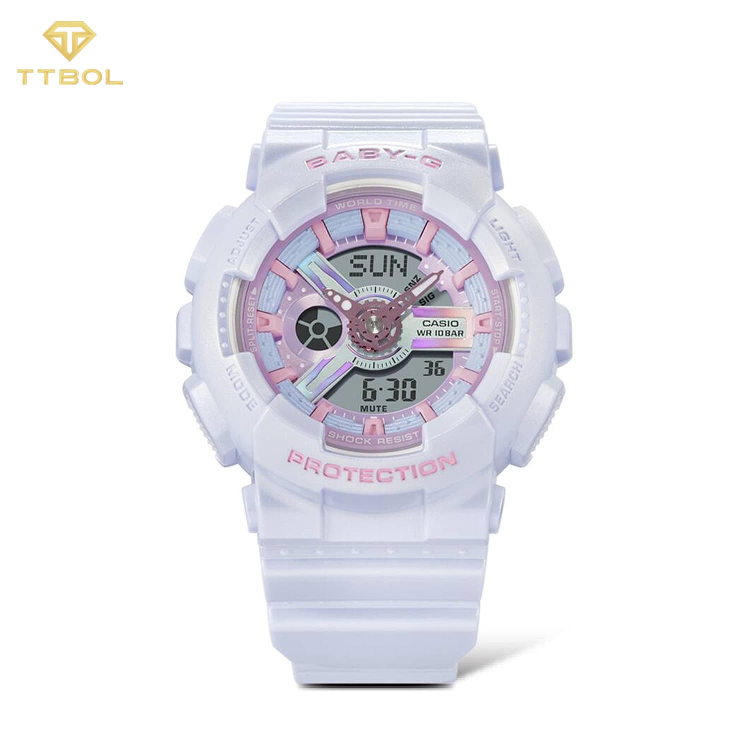 ساعت مچی زنانه کاسیو بیبی جی CASIO BABY-G BA-110FH-2A — تصویر ۳