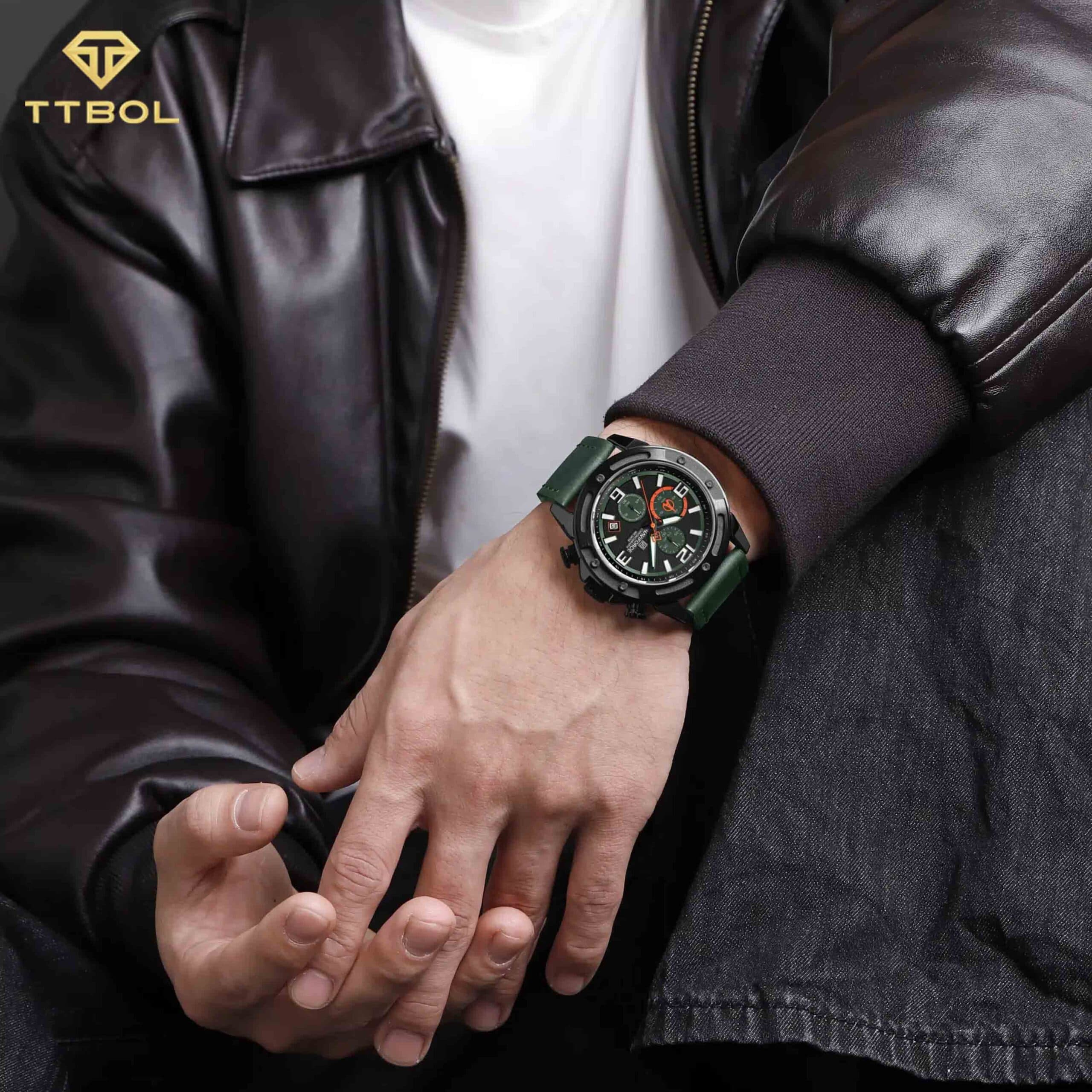 ساعت مچی مردانه ناوی فورس NAVIFORCE NF8074 B/GN/GN — تصویر ۸