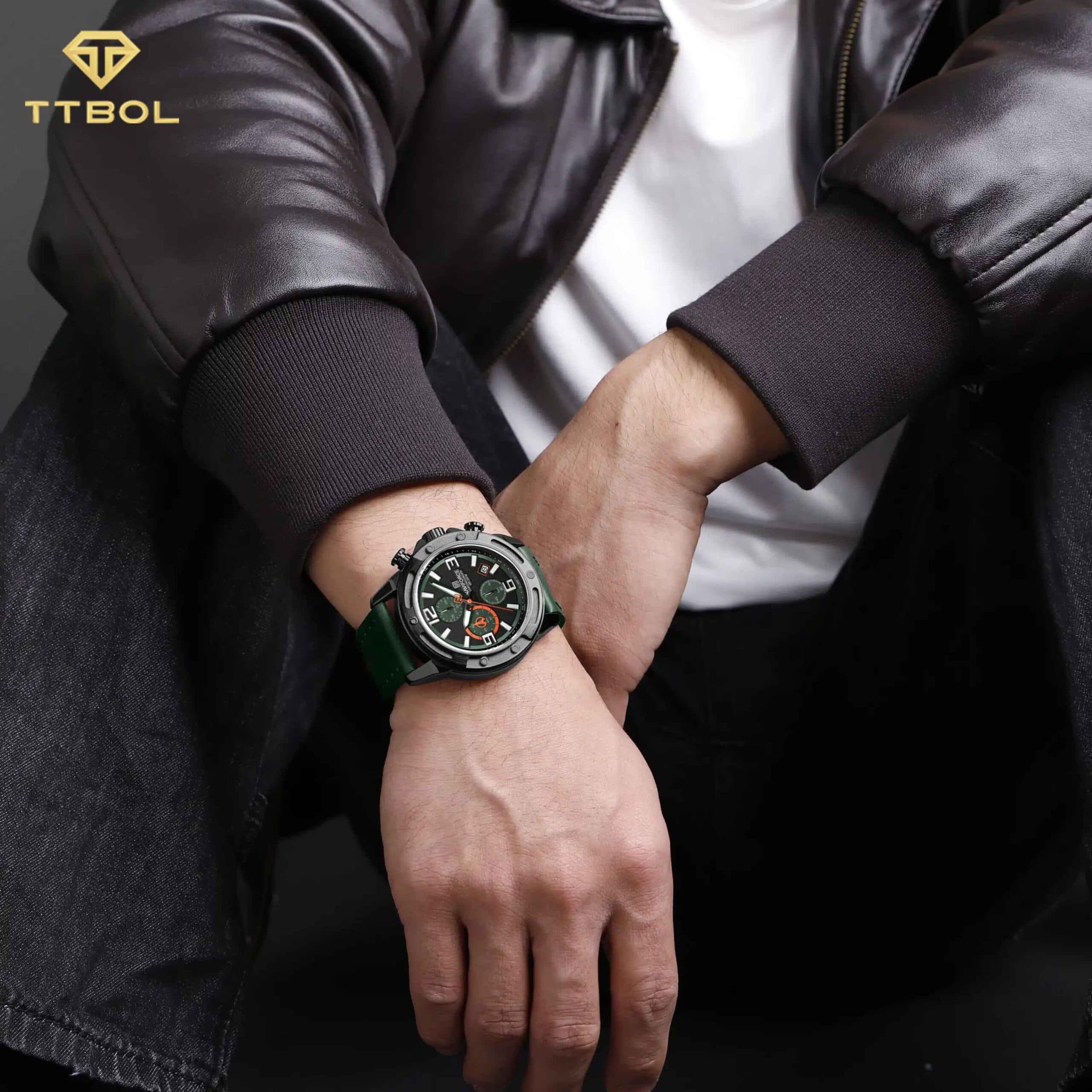 ساعت مچی مردانه ناوی فورس NAVIFORCE NF8074 B/GN/GN — تصویر ۲