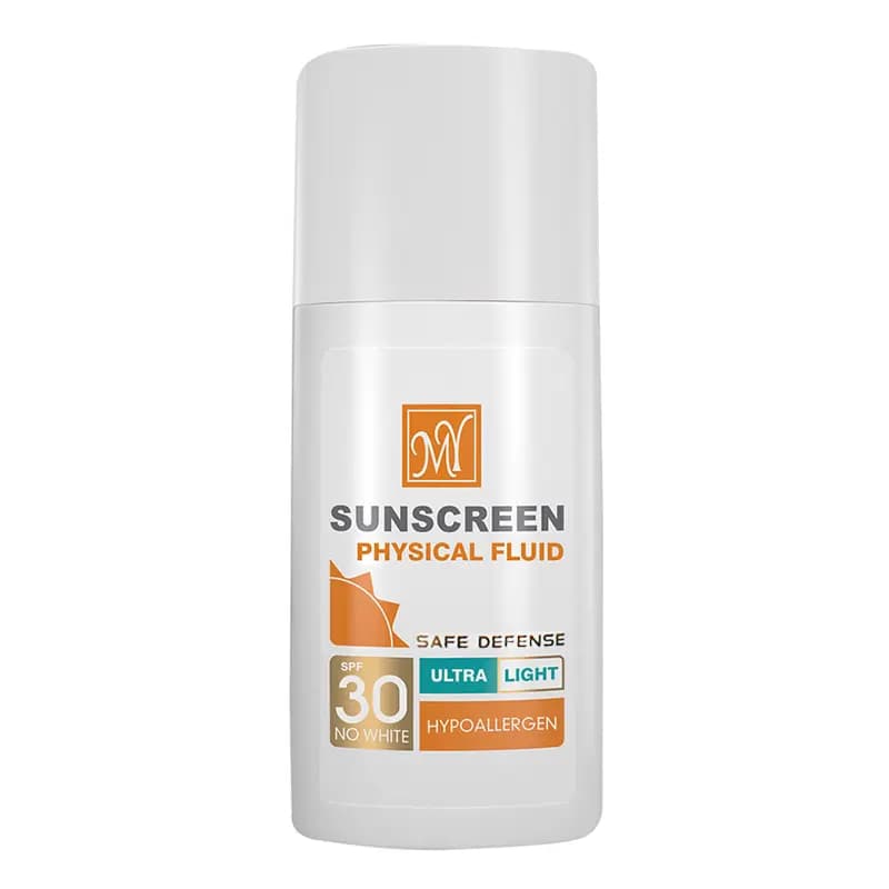 فلوئید ضد آفتاب فیزیکال Safe Defence SPF30 مای 50ml