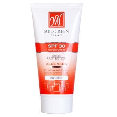 کرم ضد آفتاب بی رنگ پوست های خشک و معمولی SPF 30 مای 50ml