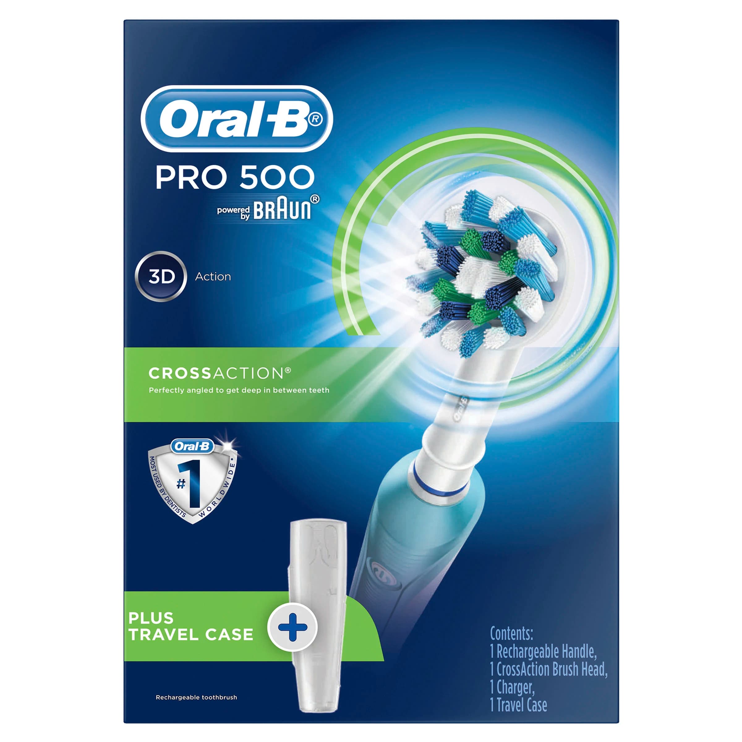 مسواک برقی اورال بی oral-B مدل PRO 500 CrossAction