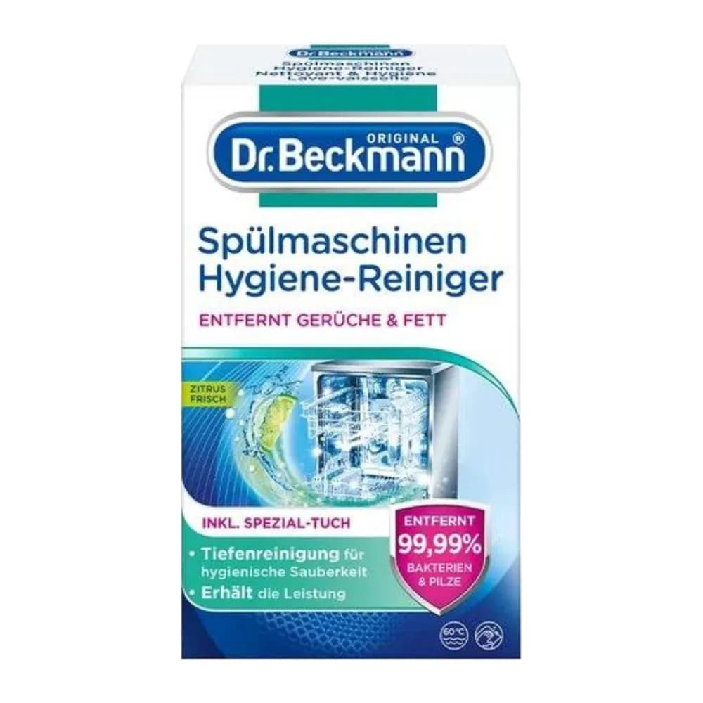 پاک کننده ماشین ظرفشویی دکتر بکمن Dr. Beckmann مدل Hygiene Reiniger وزن 75 گرم