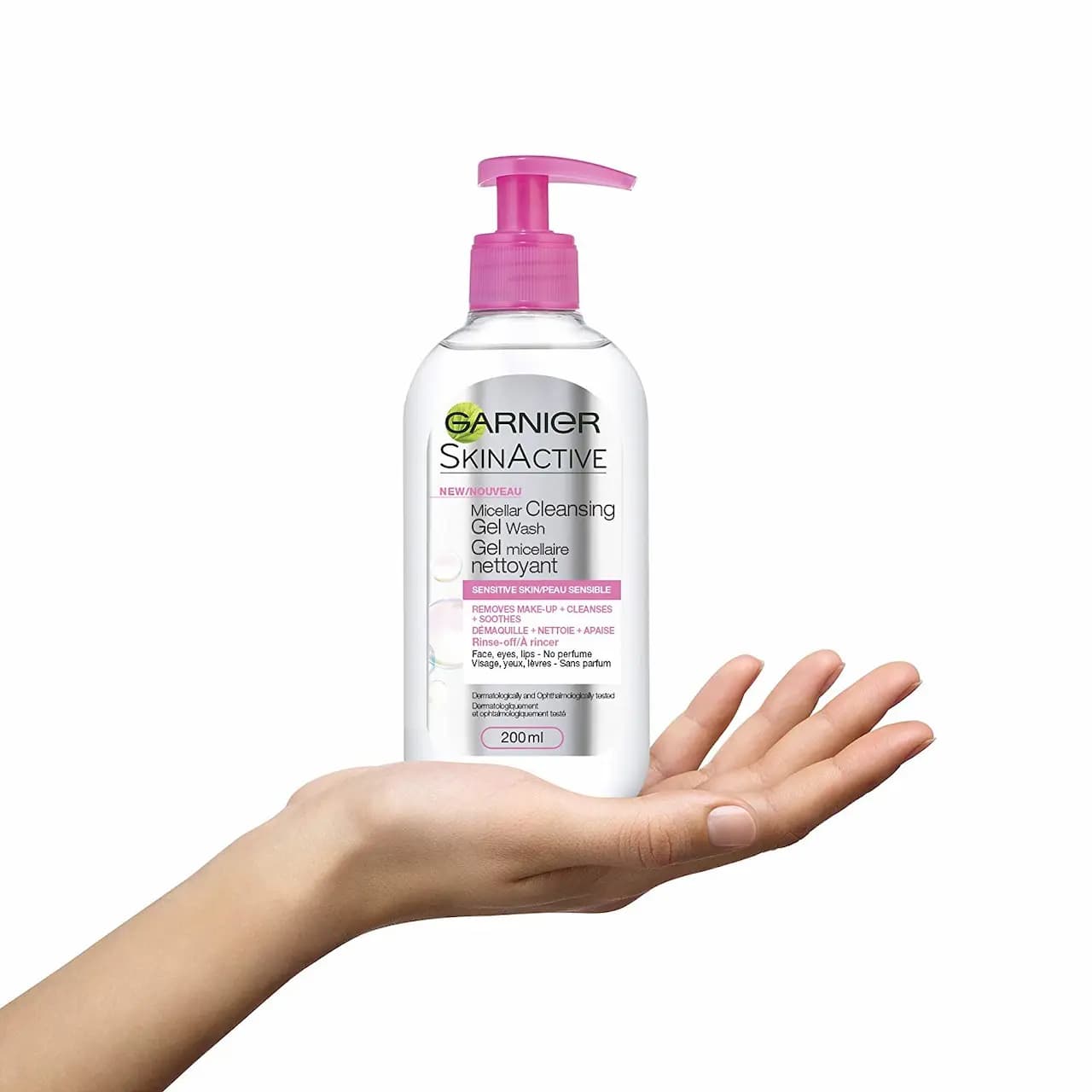 ژل میسلار شوینده پوست حساس گارنیه 200ml — تصویر ۳