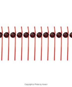 نی نوش 12 عددی طرح دختر کفشدوزکی