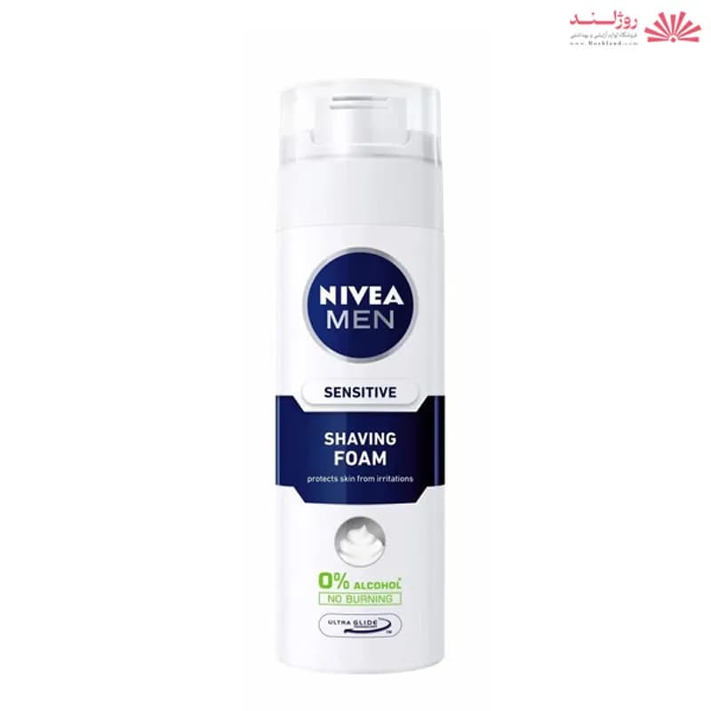 فوم اصلاح مردانه نیوا Nivea مدل Sensitive حجم 250 میل — تصویر ۵