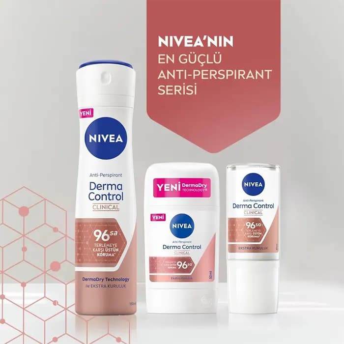 مام رول ضد تعریق زنانه کلینیکال نیوا مدل درما کنترل — تصویر ۶