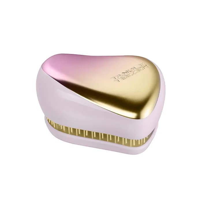 برس مو تنگل تیزر مدل کامپکت اسلایدر رنگ Lilac Yellow Chrome — تصویر ۳