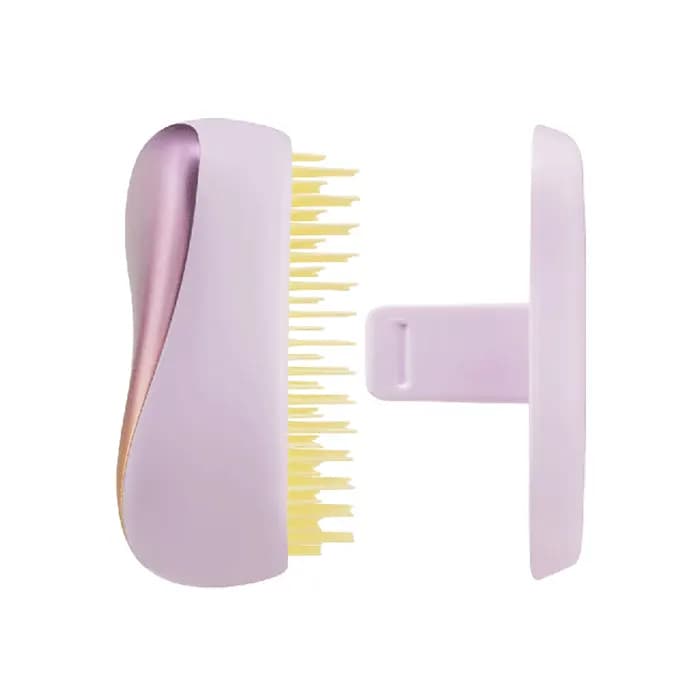 برس مو تنگل تیزر مدل کامپکت اسلایدر رنگ Lilac Yellow Chrome — تصویر ۲